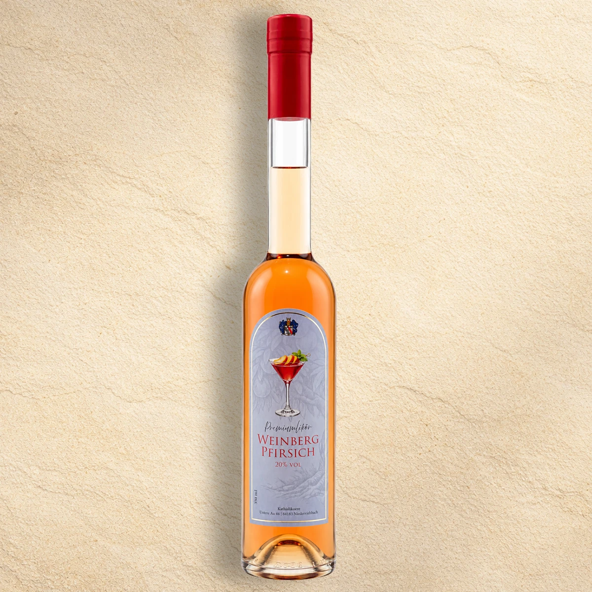 Weinberg Pfirsich Likör